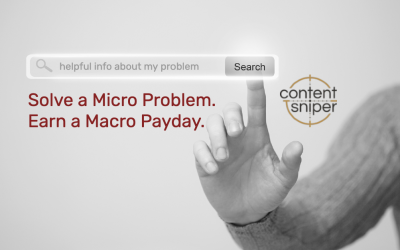 Solve a Micro Problem. Earn a Macro Payday.